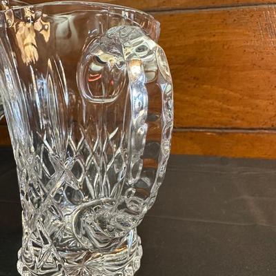 Crystal Pitchers and Bowl