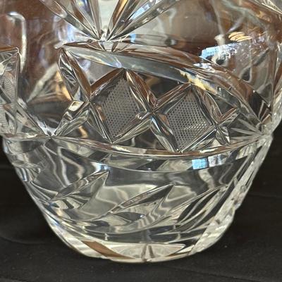 Crystal Pitchers and Bowl