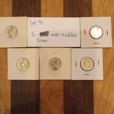 5 war nickles