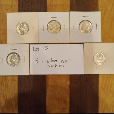 5 war nickles