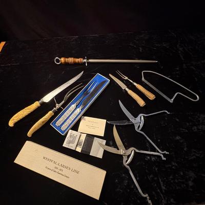 Henckels, Westfal-Larsen Meat Carving/Serving Sets & More (D-ES)