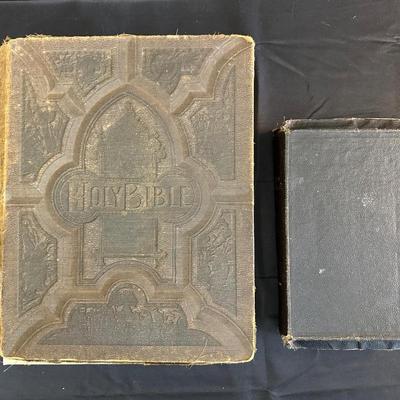 Two Antique Bibles