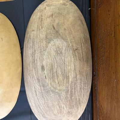 Primitive Wood Bowls, Rolling Pins, Cutting Board and China Plate