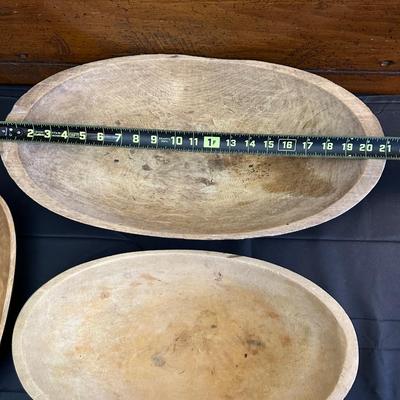Primitive Wood Bowls, Rolling Pins, Cutting Board and China Plate