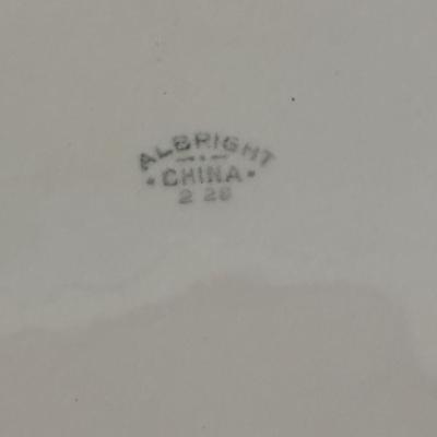 Primitive Wood Bowls, Rolling Pins, Cutting Board and China Plate