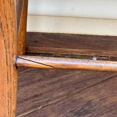 Vintage Wood Hand Caned Chairs