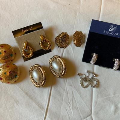 Lot of clip on earrings