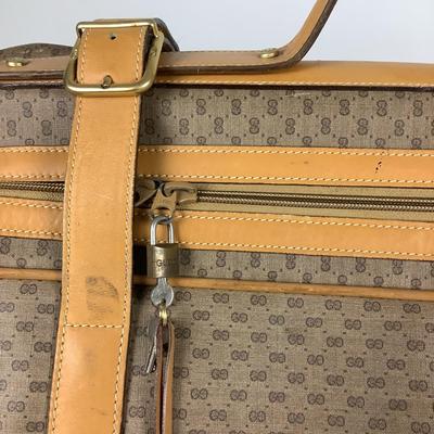 530 Vintage GUCCI Micro Monogram GG Suitcase
