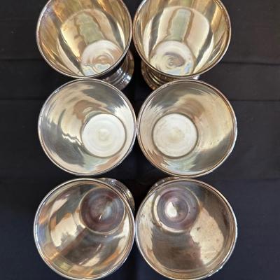 Silver plated Julep Cups & Pewter Napkin Rings