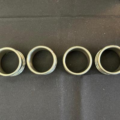 Silver plated Julep Cups & Pewter Napkin Rings