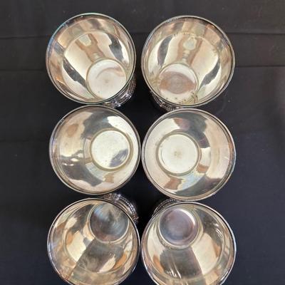 Silver plated Julep Cups & Pewter Napkin Rings