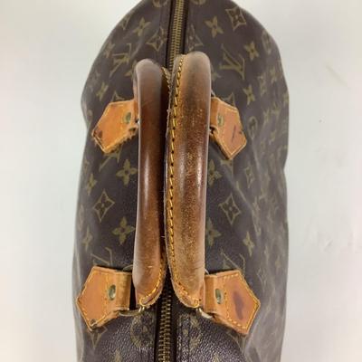 531 Vintage LOUIS VUITTON Monogram Speedy 30 Satchel Bag with Strap