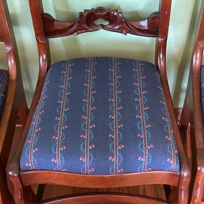 Vintage Carved Wooden Chairs