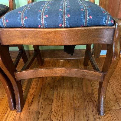 Vintage Carved Wooden Chairs