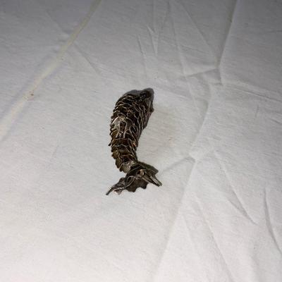 Vintage/Antique Silver Articulated Fish