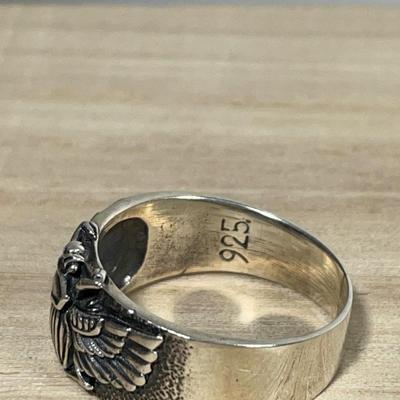 Sterling Silver Scarab Ring 11