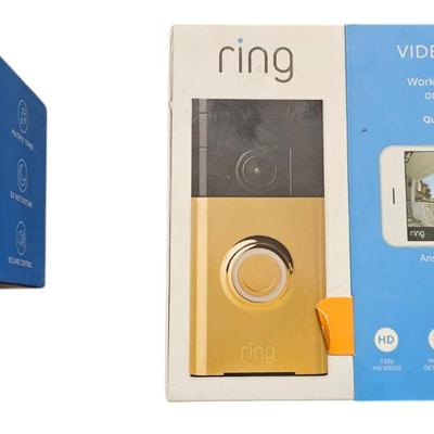 New Ring Video Doorbell and Ring Chime