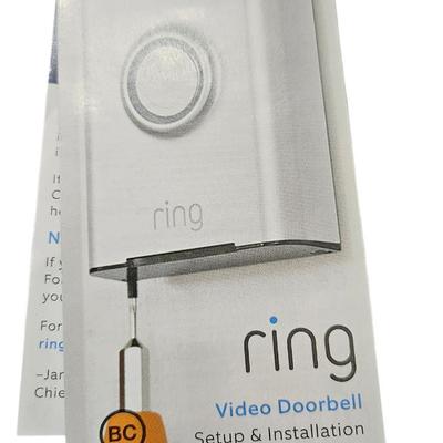 New Ring Video Doorbell and Ring Chime