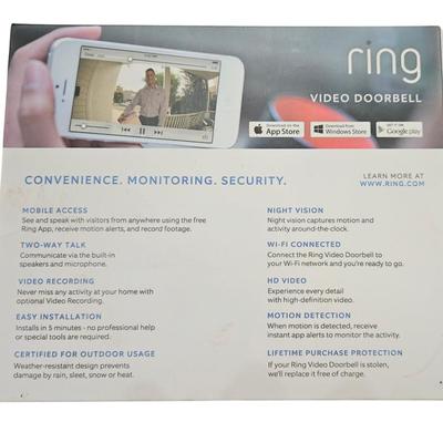 New Ring Video Doorbell and Ring Chime