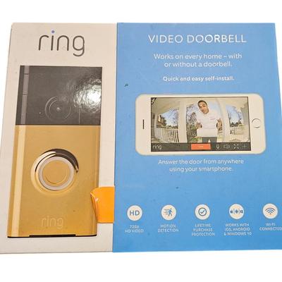 New Ring Video Doorbell and Ring Chime