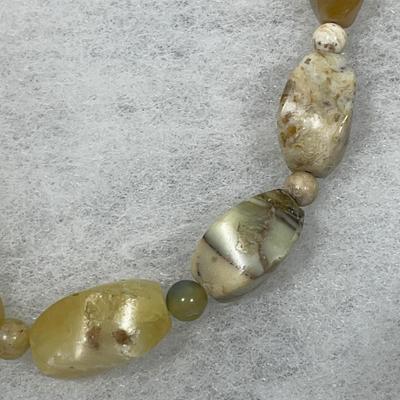 DTR Jay King African Yellow Opal Sterling Necklace