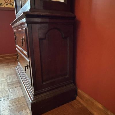 Vintage Wood Display Cabinet