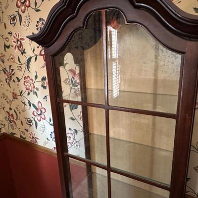 Vintage Wood Display Cabinet