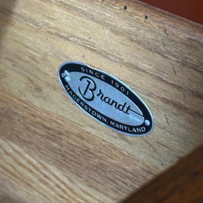 Vintage Wood Display Cabinet