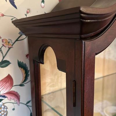 Vintage Wood Display Cabinet