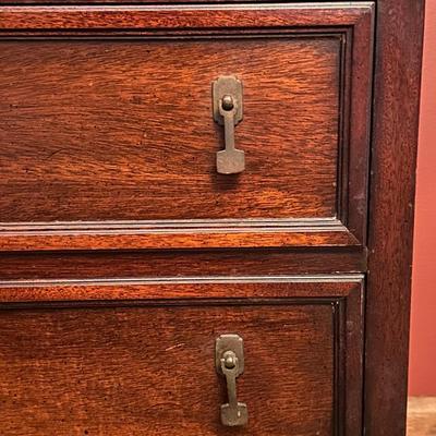 Vintage Wood Display Cabinet