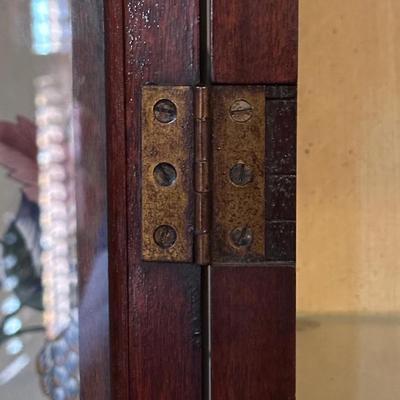 Vintage Wood Display Cabinet