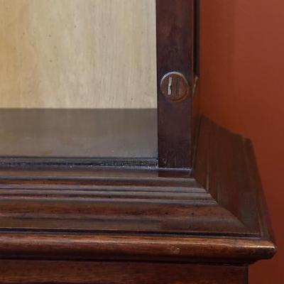 Vintage Wood Display Cabinet