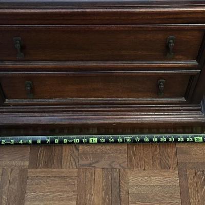 Vintage Wood Display Cabinet