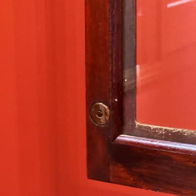 Vintage Wood Display Cabinet