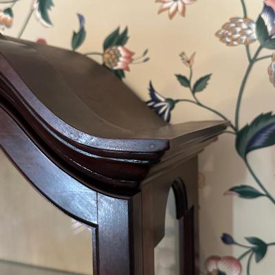 Vintage Wood Display Cabinet