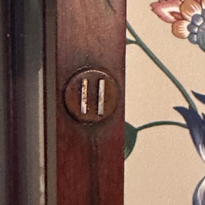 Vintage Wood Display Cabinet