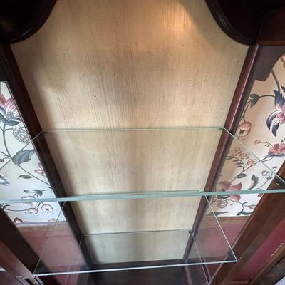 Vintage Wood Display Cabinet