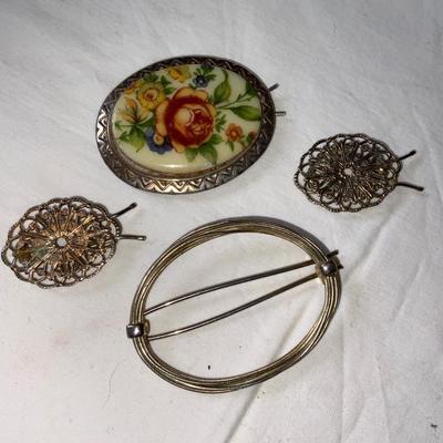 Lot of Vintage barrettes