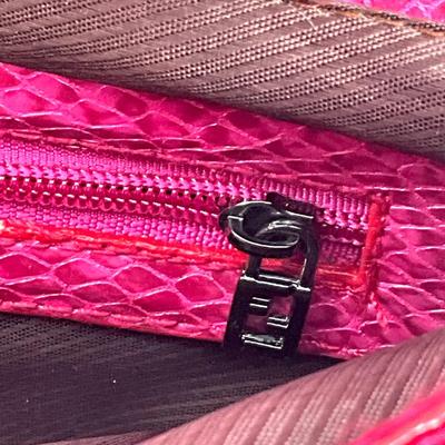 534 FENDI As Is Pink Beaded Baguette Bag