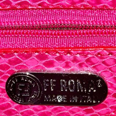 534 FENDI As Is Pink Beaded Baguette Bag