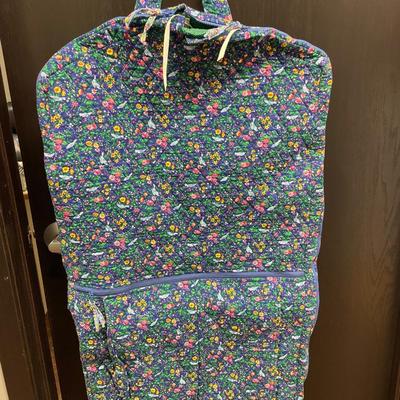 Vera Bradley garment bag in blue