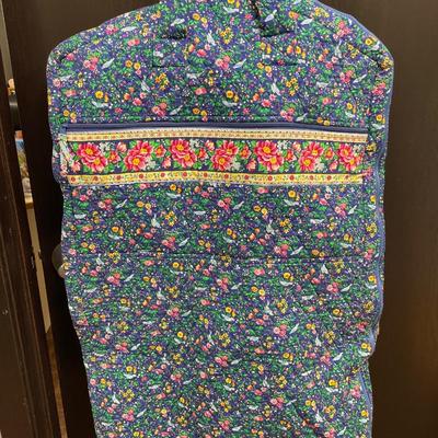 Vera Bradley garment bag in blue
