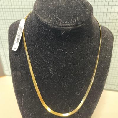 Sterling Creations herringbone necklace