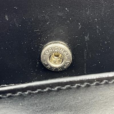 535 LONGCHAMP Black Leather Purse