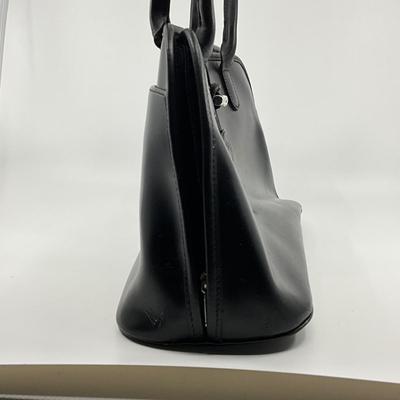 535 LONGCHAMP Black Leather Purse