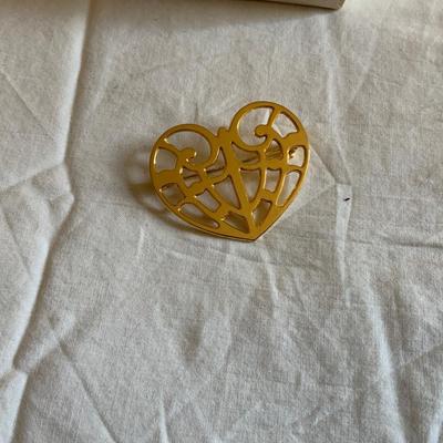 Beautiful heart shaped Brooch