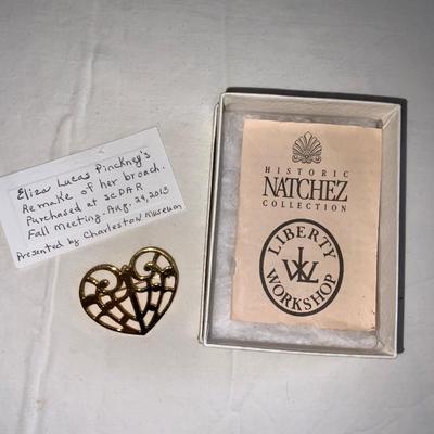 Beautiful heart shaped Brooch