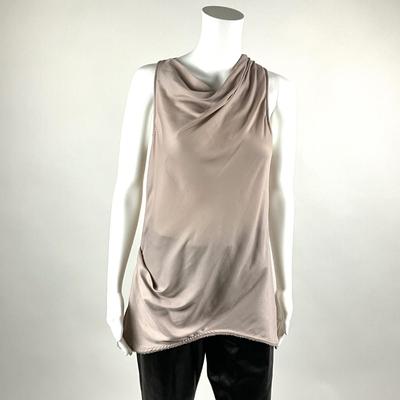 539 HELMUT LANG Light Pink Mock Neck Shirt Size S