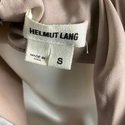 539 HELMUT LANG Light Pink Mock Neck Shirt Size S