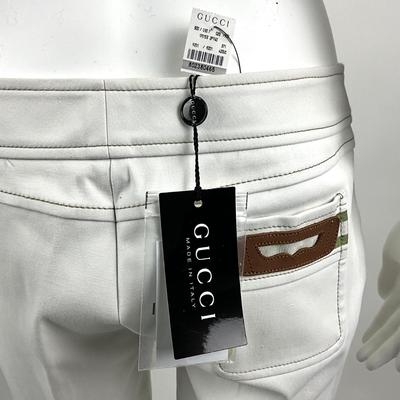 540 GUCCI New with Tags 2007 Collection White Pants Size 42